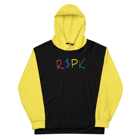 R$PK Abbreviation Two Tone Pullover Hoodie